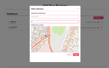 Thumbnail for Business AddModal Dashboard