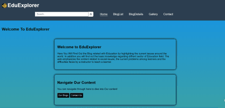 Thumbnail for Educational Blog Page