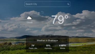 Thumbnail for Weather Dashboard